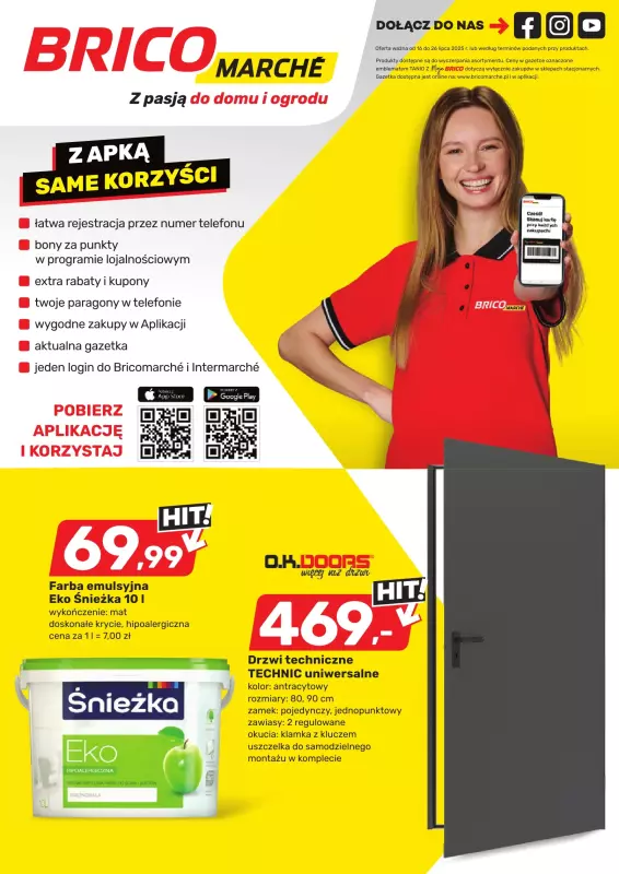 Bricomarche - gazetka promocyjna Gazetka od środy 16.07 do soboty 26.07