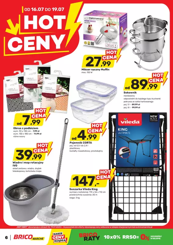 Bricomarche - gazetka promocyjna Gazetka od środy 16.07 do soboty 26.07 - strona 6