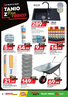 Bricomarche - gazetka promocyjna Tanio z MojeBrico od czwartku 17.07 do soboty 19.07