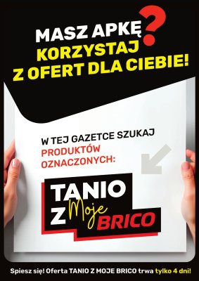 Bricomarche - gazetka promocyjna Tanio z MojeBrico od środy 13.08 do soboty 16.08