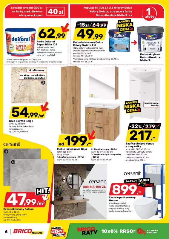 Bricomarche - gazetka promocyjna Gazetka od środy 24.09 do soboty 04.10 - strona 7