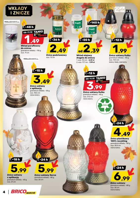 Bricomarche - gazetka promocyjna Gazetka od środy 08.10 do soboty 18.10 - strona 4