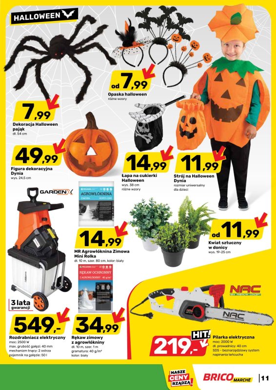 Bricomarche - gazetka promocyjna Gazetka od środy 08.10 do soboty 18.10 - strona 11