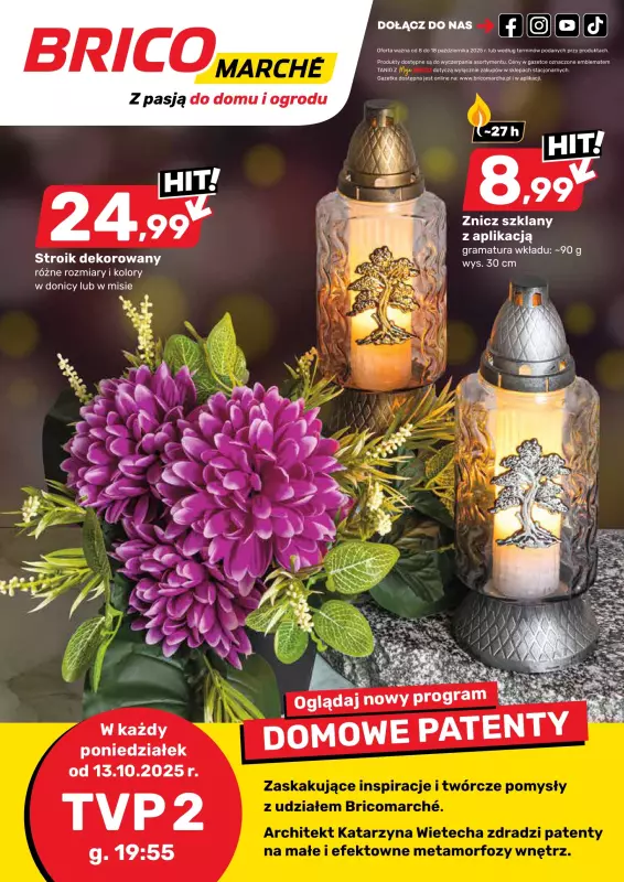 Bricomarche - gazetka promocyjna Gazetka od środy 08.10 do soboty 18.10