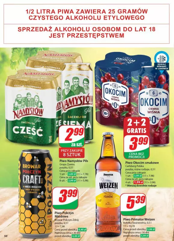 Dino - gazetka promocyjna Gazetka od środy 20.11 do wtorku 26.11 - strona 50