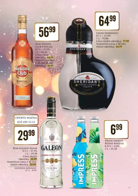 Dino - gazetka promocyjna Katalog alkoholowy  do wtorku 24.12 - strona 17