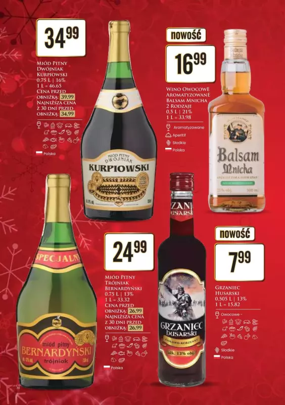 Dino - gazetka promocyjna Katalog alkoholowy  do wtorku 24.12 - strona 30