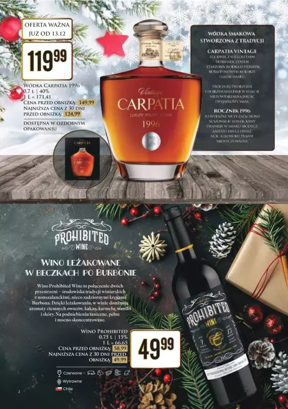 Dino - gazetka promocyjna Katalog alkoholowy  do wtorku 24.12 - strona 2