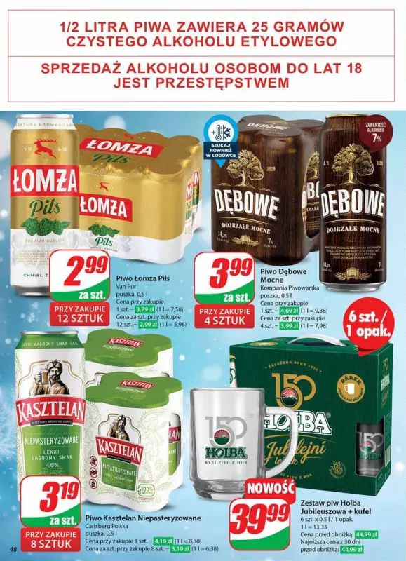 Dino - gazetka promocyjna Gazetka od środy 22.01 do wtorku 28.01 - strona 48