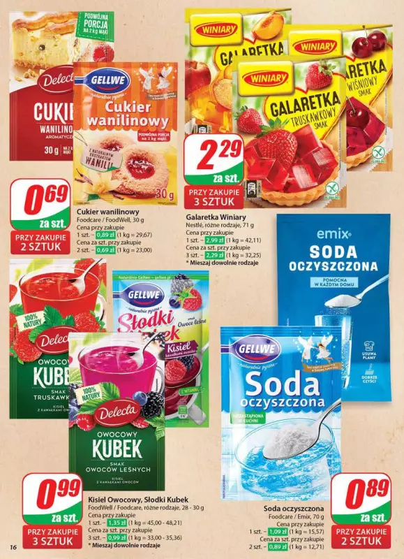 Dino - gazetka promocyjna Gazetka od środy 29.01 do wtorku 04.02 - strona 16