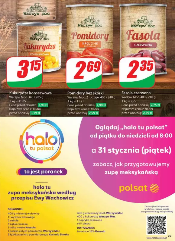 Dino - gazetka promocyjna Gazetka od środy 29.01 do wtorku 04.02 - strona 25