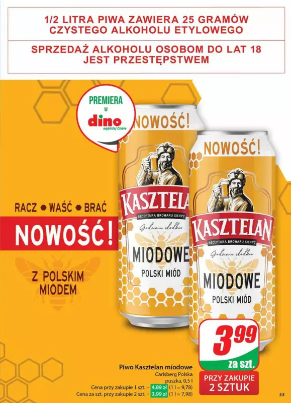 Dino - gazetka promocyjna Gazetka od środy 05.02 do wtorku 11.02 - strona 53