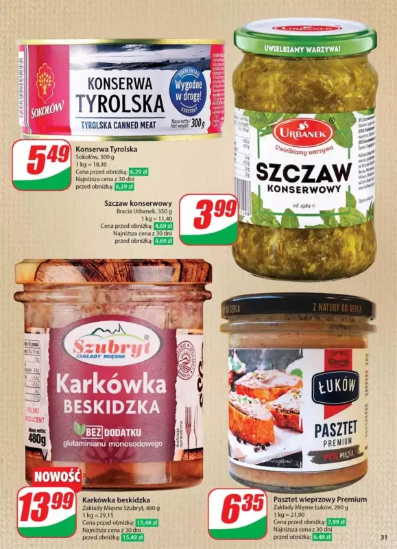 Dino - gazetka promocyjna Gazetka od środy 26.02 do wtorku 04.03 - strona 30