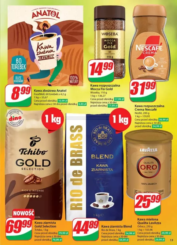 Dino - gazetka promocyjna Gazetka od środy 16.04 do wtorku 22.04 - strona 13
