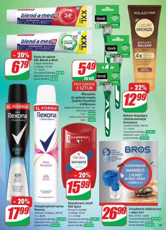 Dino - gazetka promocyjna Gazetka od środy 30.04 do wtorku 06.05 - strona 65