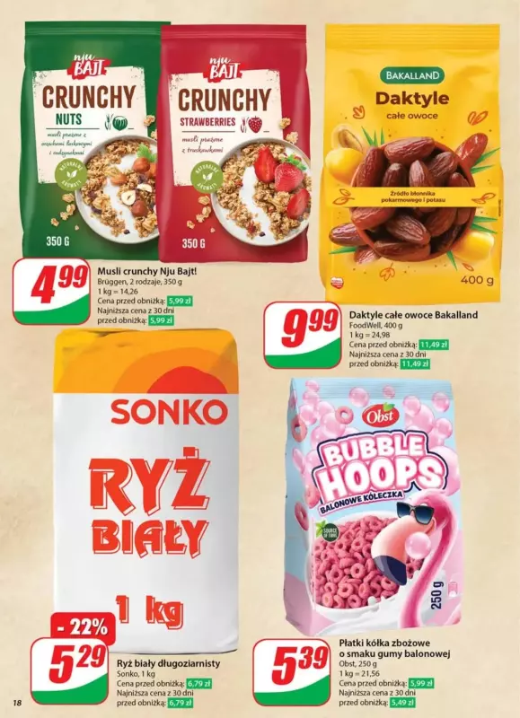 Dino - gazetka promocyjna Gazetka od środy 30.04 do wtorku 06.05 - strona 18