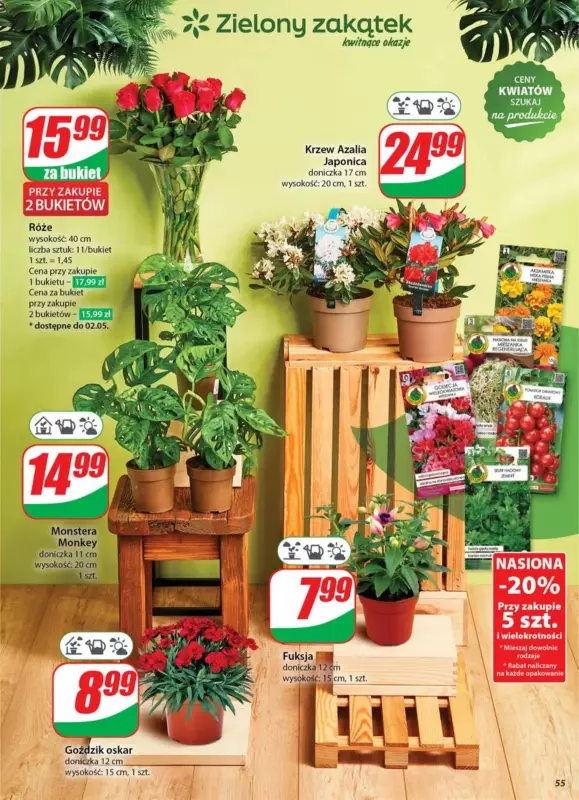 Dino - gazetka promocyjna Gazetka od środy 30.04 do wtorku 06.05 - strona 55