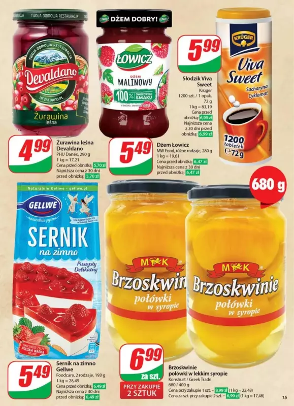 Dino - gazetka promocyjna Gazetka od środy 30.04 do wtorku 06.05 - strona 15