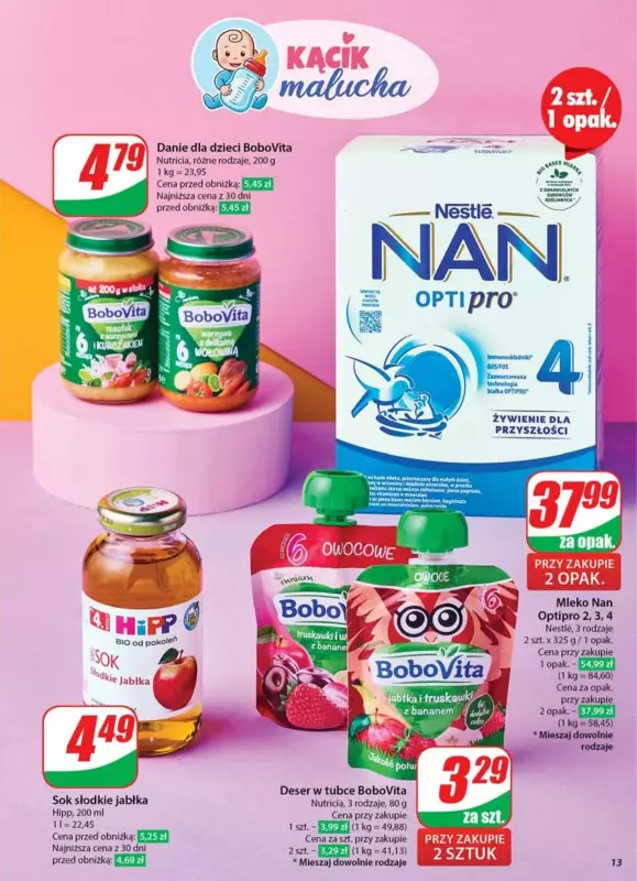 Dino - gazetka promocyjna Gazetka od środy 30.04 do wtorku 06.05 - strona 13