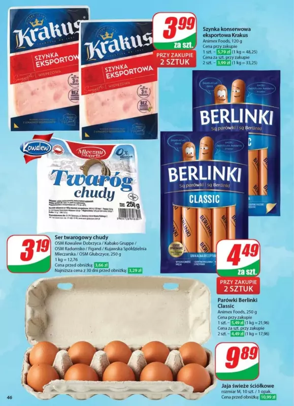 Dino - gazetka promocyjna Gazetka od środy 30.04 do wtorku 06.05 - strona 46