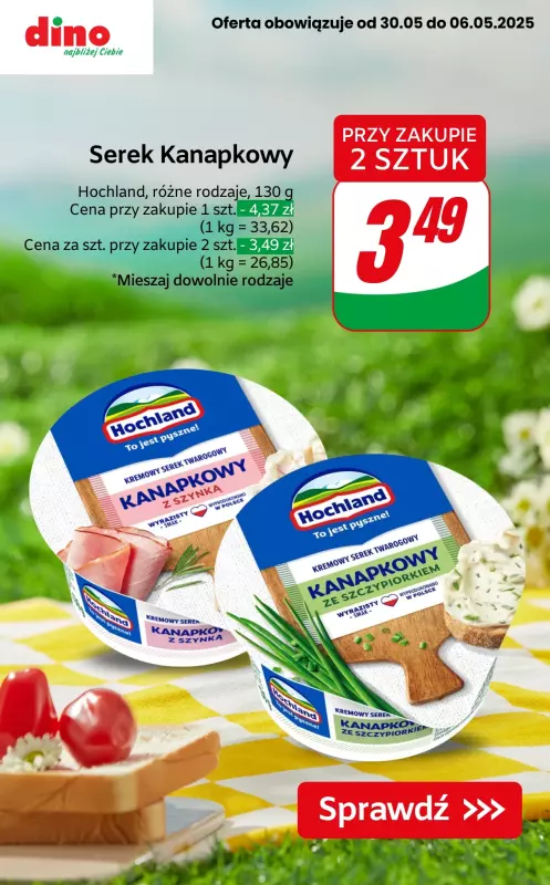 Dino - gazetka promocyjna Produkty na kanapki w SUPER cenach!   - strona 2