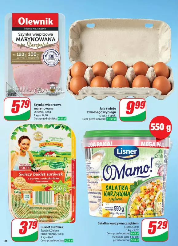 Dino - gazetka promocyjna Gazetka od środy 07.05 do wtorku 13.05 - strona 46