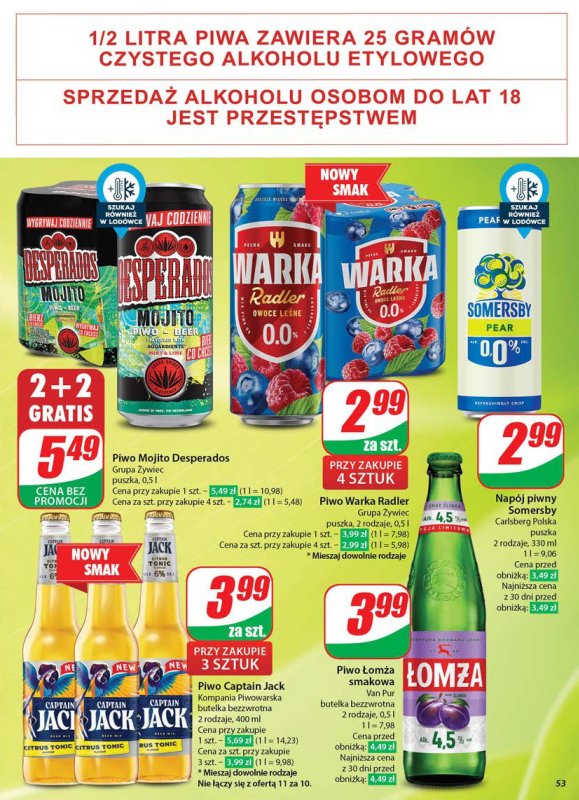 Dino - gazetka promocyjna Gazetka od środy 07.05 do wtorku 13.05 - strona 53