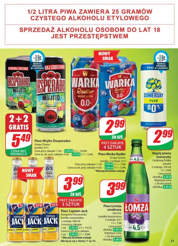 Dino - gazetka promocyjna Gazetka od środy 07.05 do wtorku 13.05 - strona 53