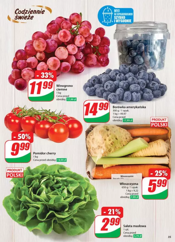 Dino - gazetka promocyjna Gazetka od środy 07.05 do wtorku 13.05 - strona 35