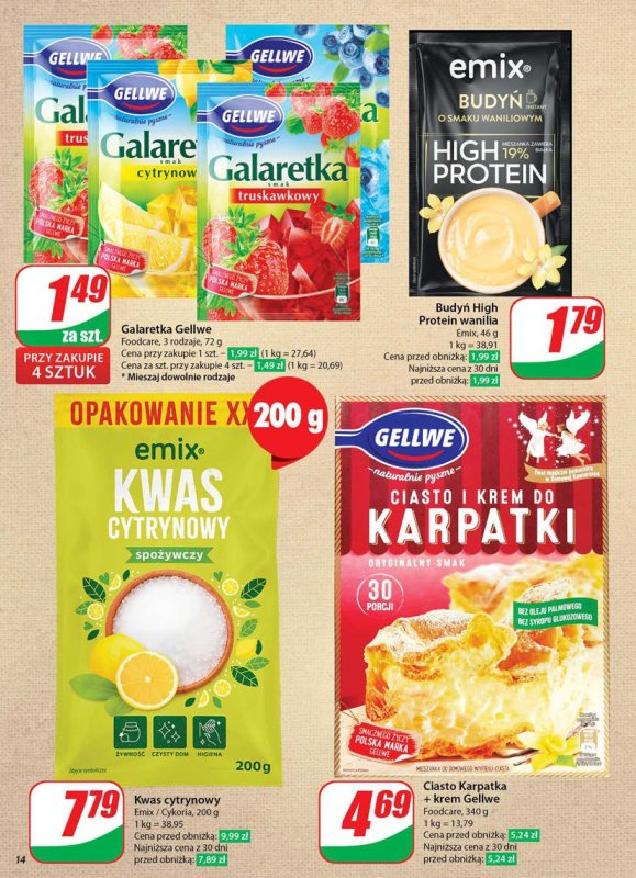 Dino - gazetka promocyjna Gazetka od środy 07.05 do wtorku 13.05 - strona 14
