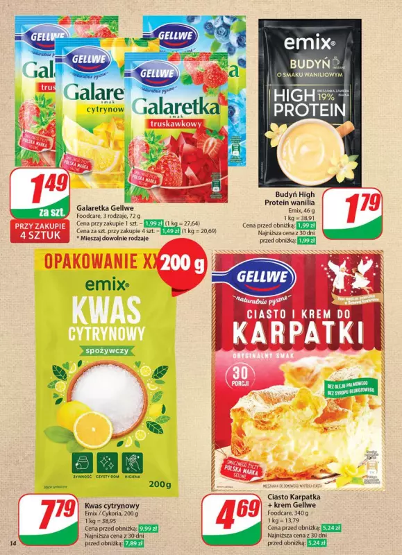 Dino - gazetka promocyjna Gazetka od środy 07.05 do wtorku 13.05 - strona 14