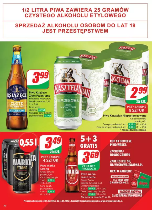 Dino - gazetka promocyjna Gazetka od środy 07.05 do wtorku 13.05 - strona 50