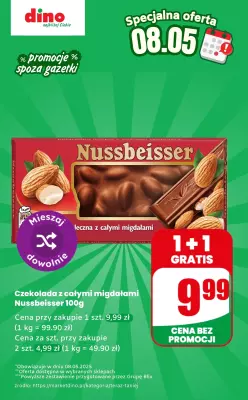 Dino - gazetka promocyjna Czekolada - oferta na 08.05 | Promocje spoza gazetki od czwartku 08.05 do czwartku 08.05