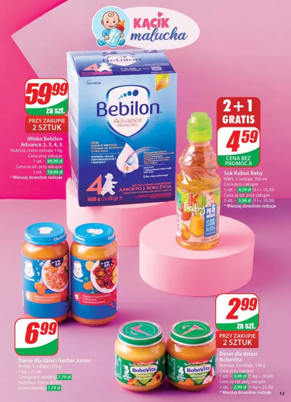 Dino - gazetka promocyjna Gazetka od środy 14.05 do wtorku 20.05 - strona 13