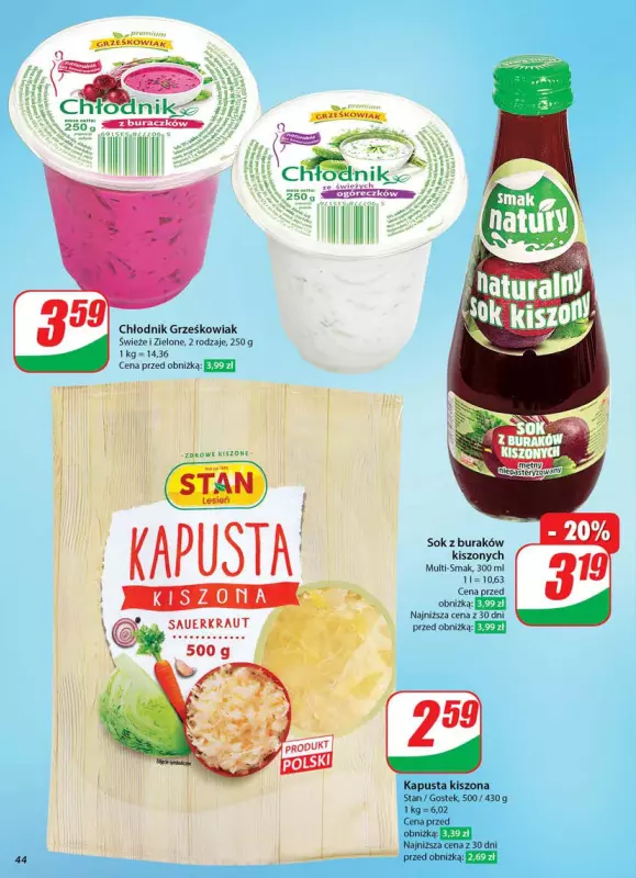 Dino - gazetka promocyjna Gazetka od środy 14.05 do wtorku 20.05 - strona 44