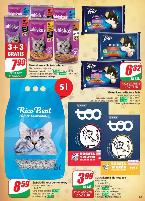 Dino - gazetka promocyjna Gazetka od środy 14.05 do wtorku 20.05 - strona 63