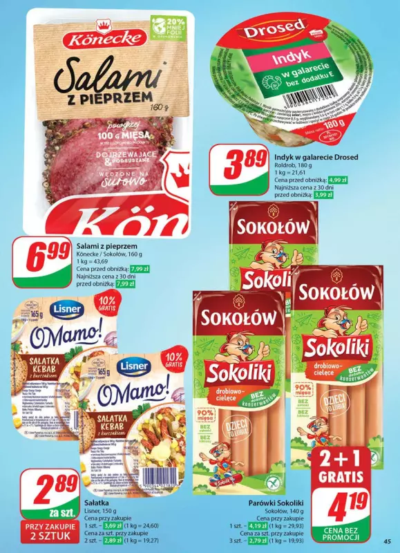 Dino - gazetka promocyjna Gazetka od środy 14.05 do wtorku 20.05 - strona 45