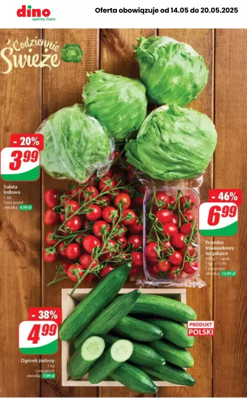 Dino - gazetka promocyjna MEGA promocje! od środy 14.05 do wtorku 20.05 - strona 5