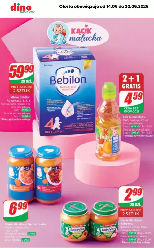 Dino - gazetka promocyjna MEGA promocje! od środy 14.05 do wtorku 20.05 - strona 9