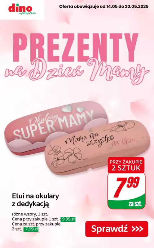 Dino - gazetka promocyjna Prezenty na Dzień Mamy  