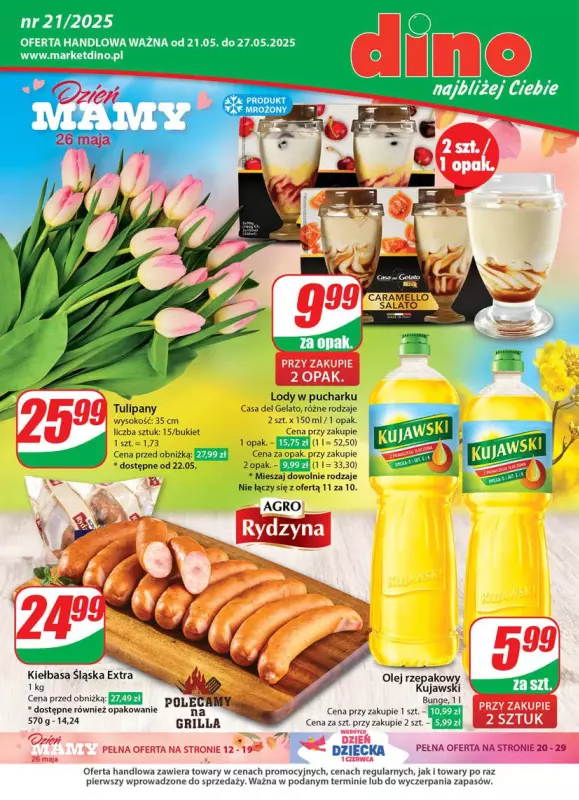 Dino - gazetka promocyjna Gazetka od środy 21.05 do wtorku 27.05