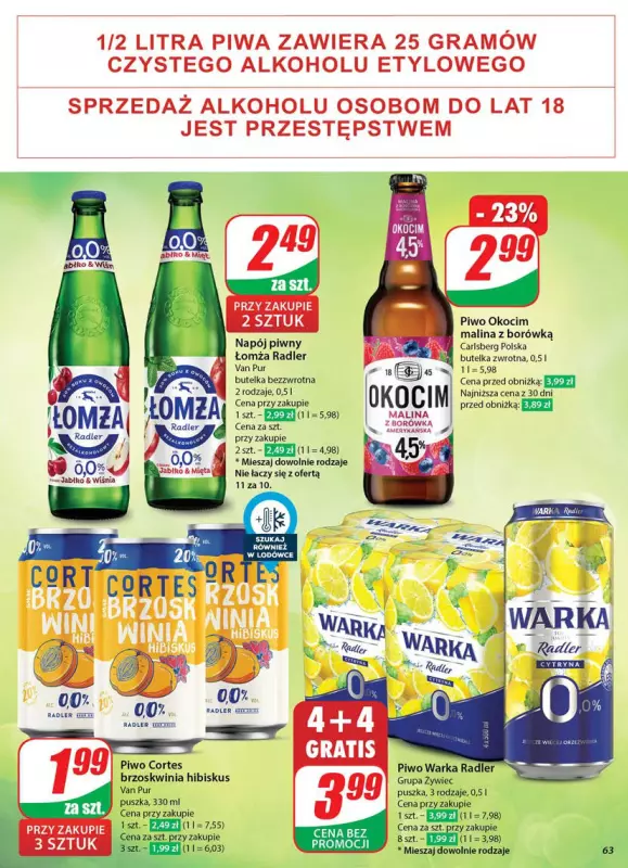 Dino - gazetka promocyjna Gazetka od środy 21.05 do wtorku 27.05 - strona 63