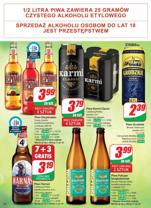 Dino - gazetka promocyjna Gazetka od środy 21.05 do wtorku 27.05 - strona 62