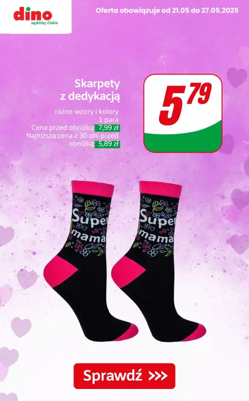 Dino - gazetka promocyjna Kwiaty, czekoladki i upominki na Dzień Mamy! od czwartku 22.05 do wtorku 27.05 - strona 6