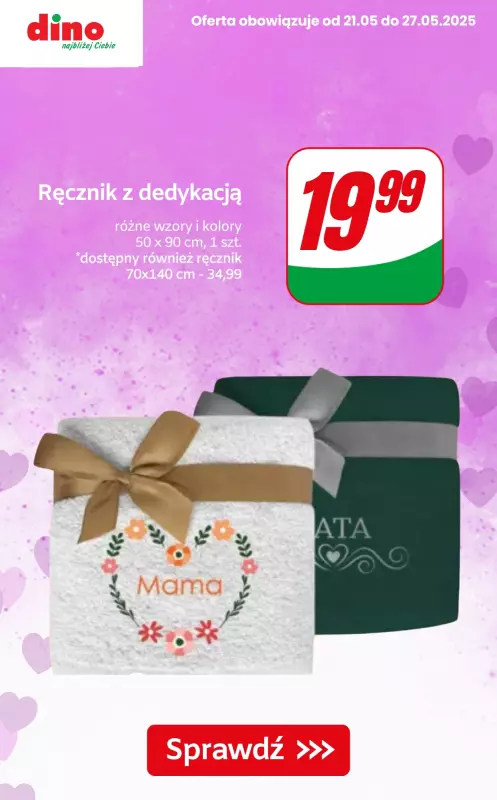 Dino - gazetka promocyjna Kwiaty, czekoladki i upominki na Dzień Mamy!   - strona 3