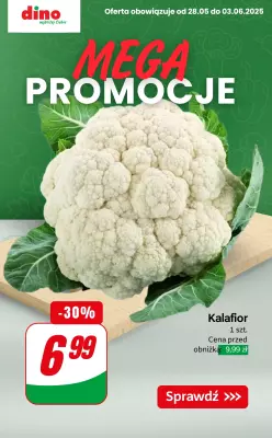 Dino - gazetka promocyjna MEGA promocje! od środy 28.05 do wtorku 03.06