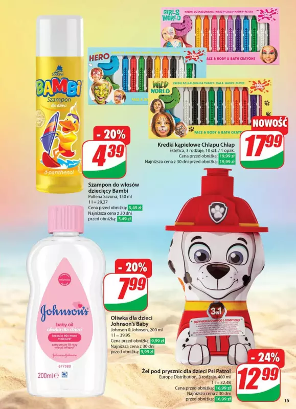 Dino - gazetka promocyjna Gazetka od środy 28.05 do wtorku 03.06 - strona 15