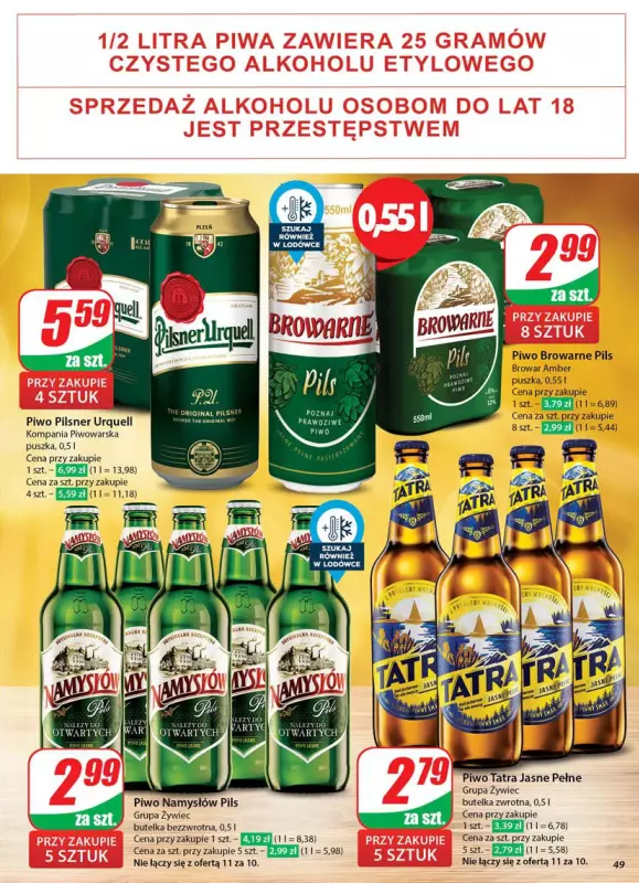 Dino - gazetka promocyjna Gazetka od środy 28.05 do wtorku 03.06 - strona 49