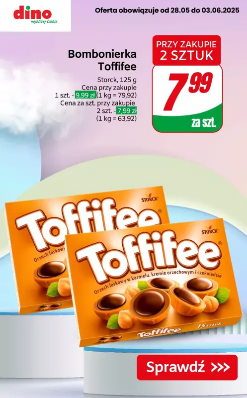 Dino - gazetka promocyjna Słodycze i lody w SUPER cenach! od czwartku 29.05 do wtorku 03.06 - strona 8