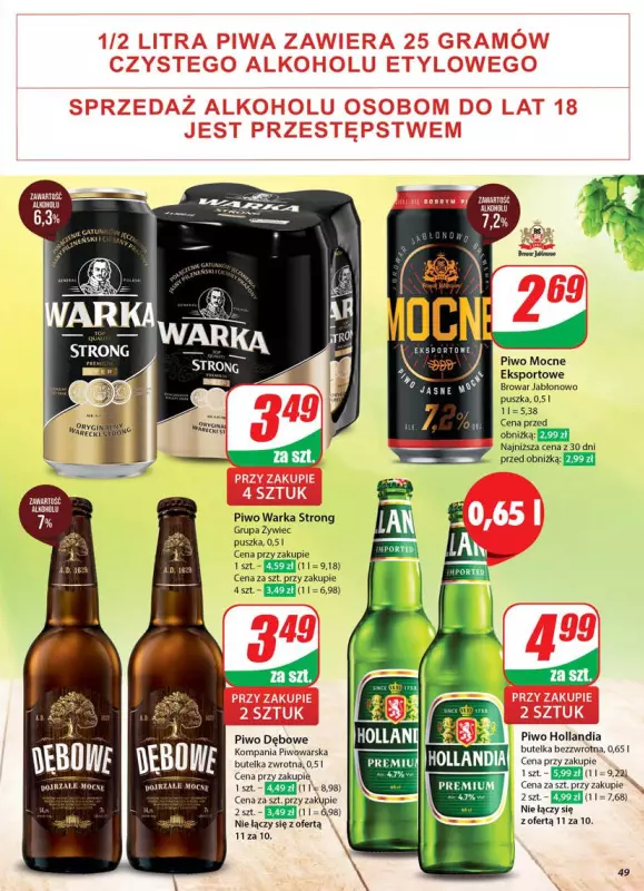 Dino - gazetka promocyjna Gazetka od środy 04.06 do wtorku 10.06 - strona 49